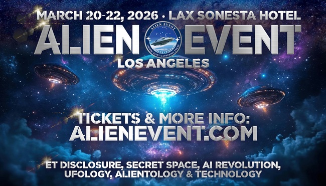 Alien Event Los Angeles 2026 - Consciousness, Disclosure, Channeling, Healing, Awakening, Hidden History, UFO / E.T., Quantum & Sci event in Los Angeles, CA, USA